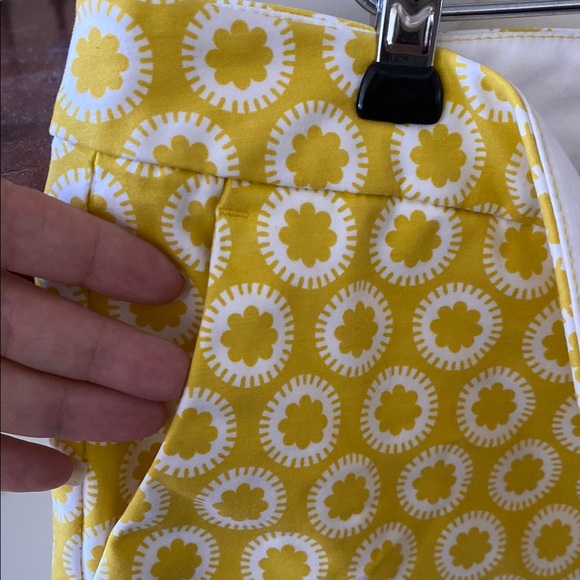 Yellow and White Patterned Shorts - Picture 6 of 10